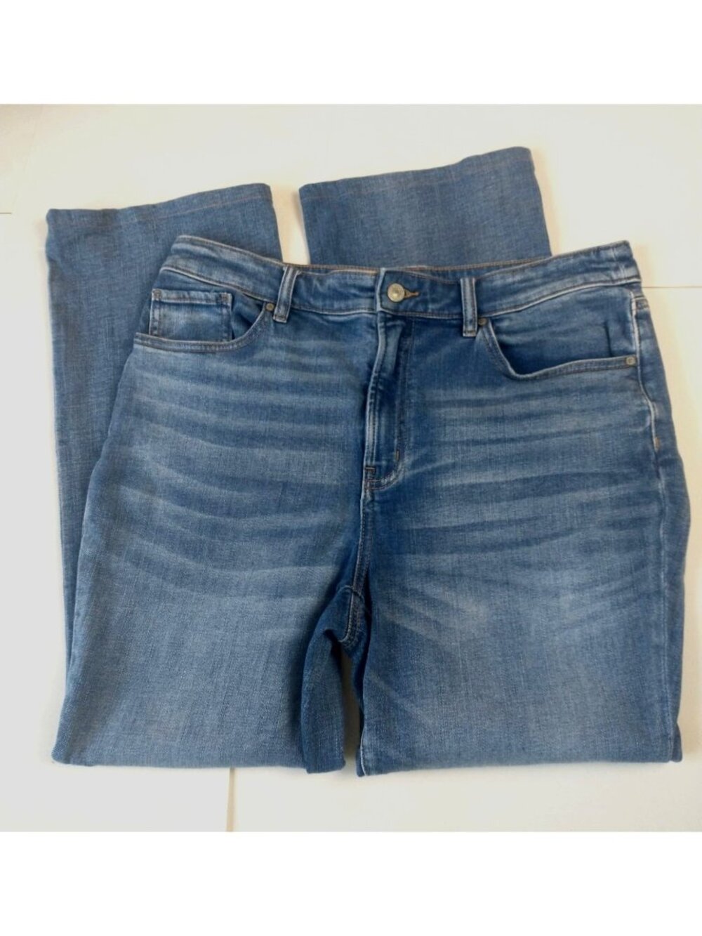 Chico's High Rise Slim Boot Jeans Size 10R 1.5R